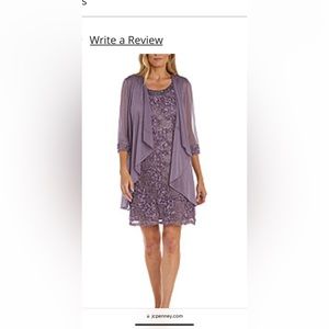 Rose colored Ladies dress from Jc Penny size 14 brand new with tags